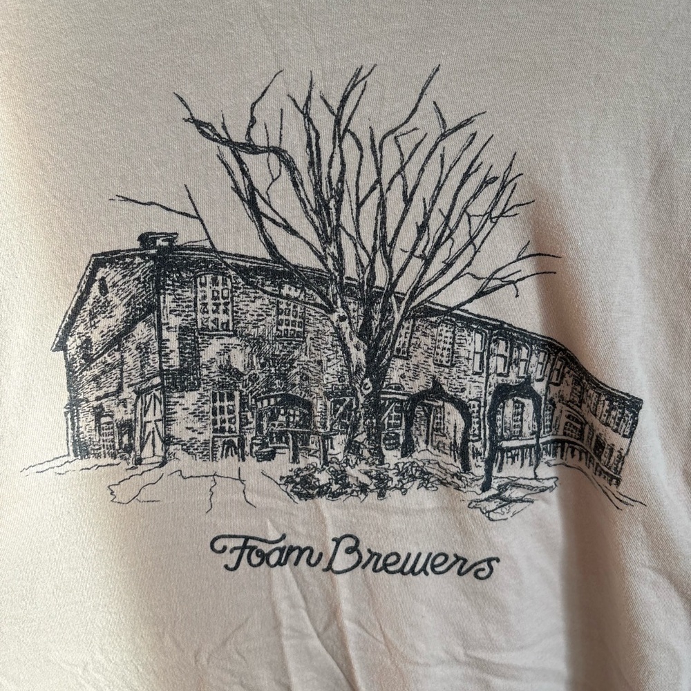 Foam Brewers Vintage T-Shirt Size XL